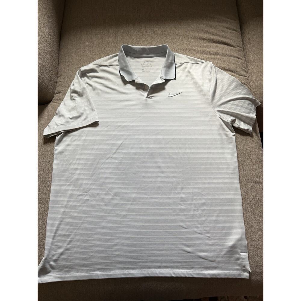 Nike Golf Men's Dri-FIT VaporStriped Polo Shirt - XL